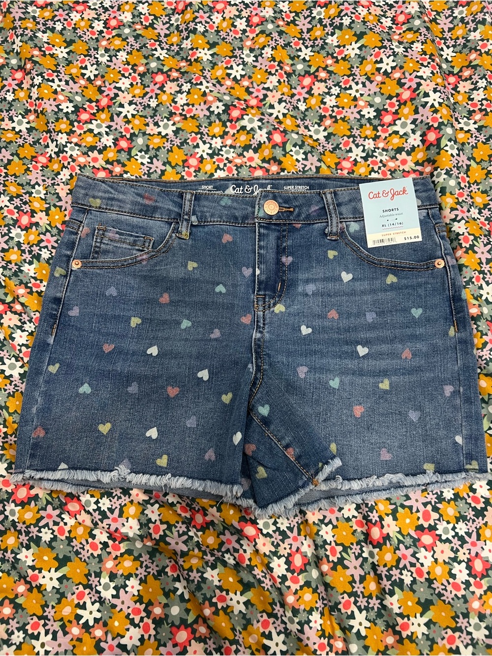 Cat & Jack denim shorts